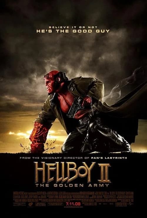 Hellboy II: The Golden Army film posteri