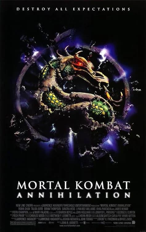 Mortal Kombat: Annihilation film posteri