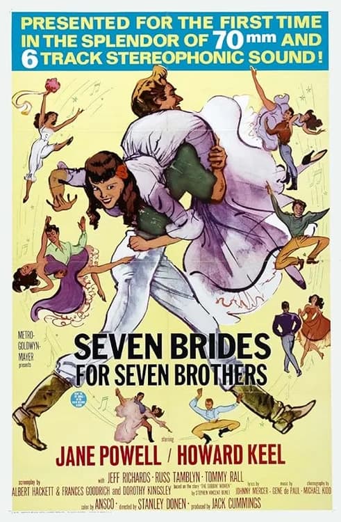 Seven Brides for Seven Brothers film posteri