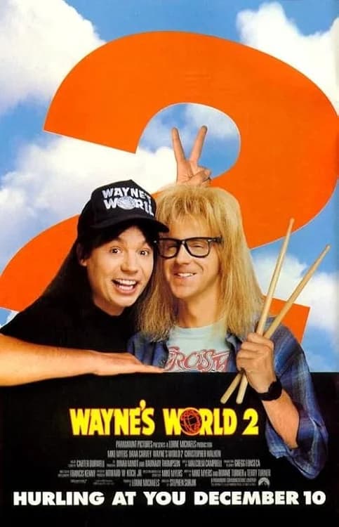 Wayne's World 2 film posteri